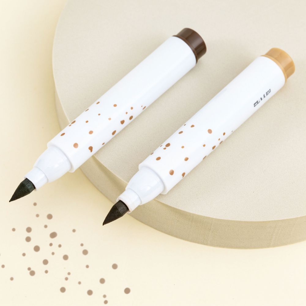 Waterproof Liquid Eyeliner Pen - قلم النمش الواقعي من سواك، مقاوم