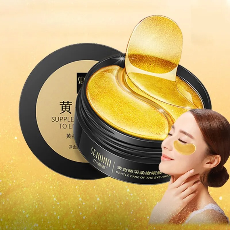 Collagen Under Eye Patches - 60 قطعة قناع عين الترطيب الذهبي