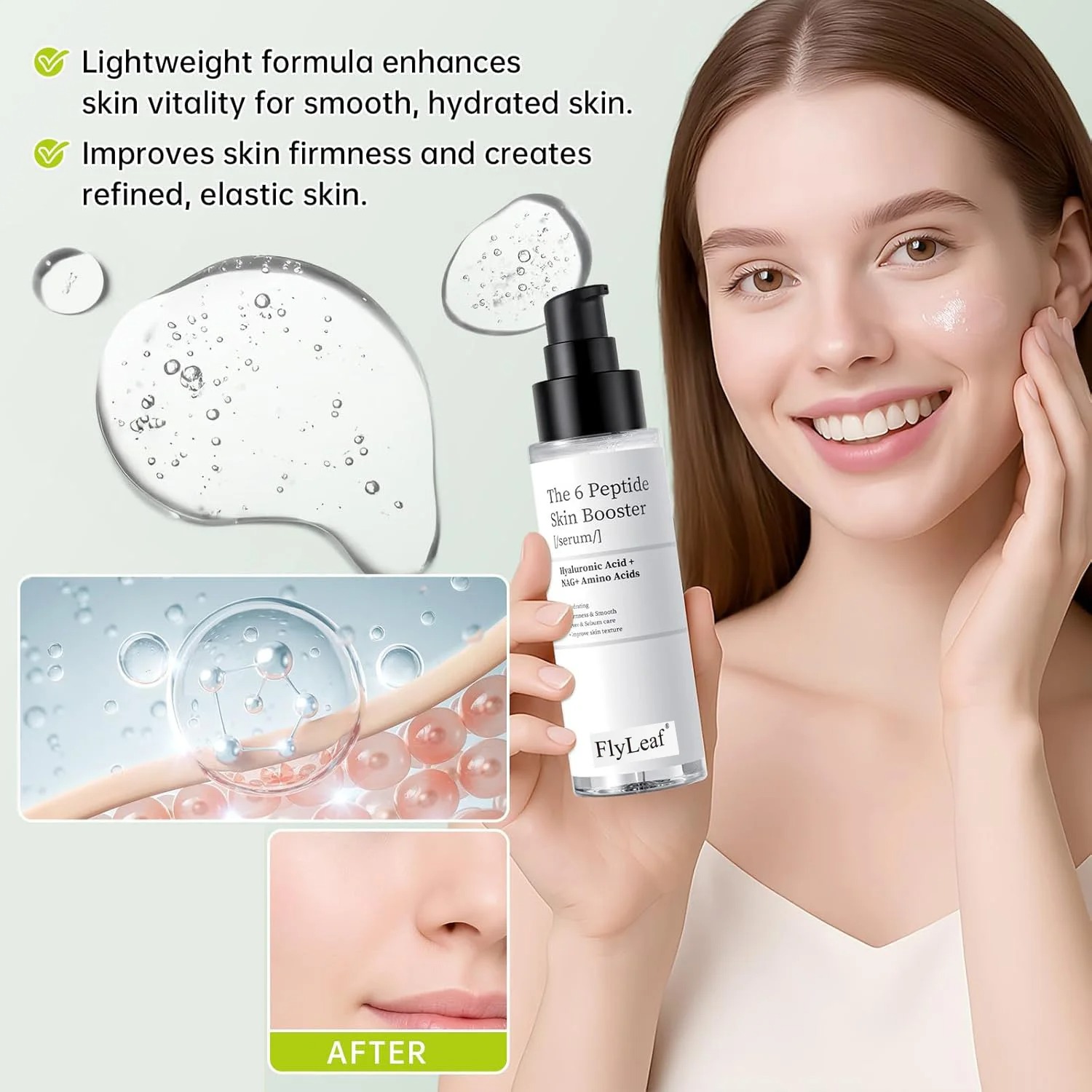 تونر معزز للبشرة بالببتيدات 15 - مراجعة Hyaluronic Acid Facial Serum وسعره