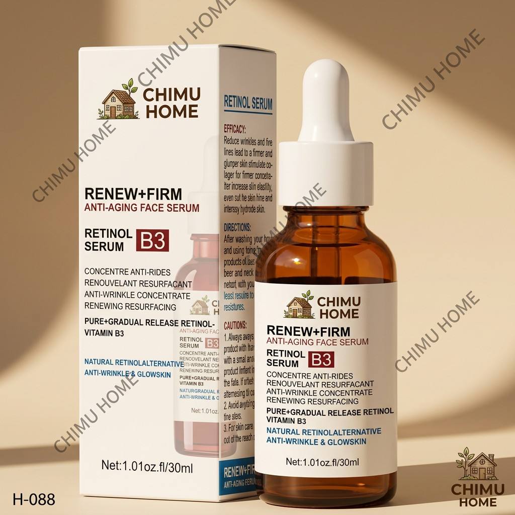 【CHIMU HOME】سيروم الريتينول B3 - مراجعة Hyaluronic Acid Facial Serum وسعره