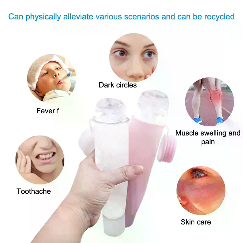 صينية مكعبات سيليكون على شكل أ - مراجعة Face Ice Roller Puffiness وسعره