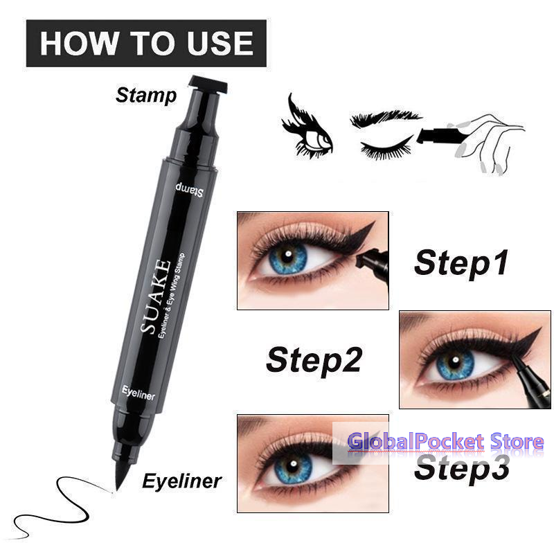 [TG823] قلم تحديد العيون السائ - مراجعة Waterproof Liquid Eyeliner Pen وسعره