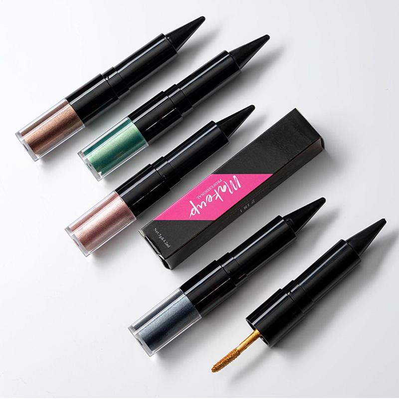 2 في 1 ظلال عيون سائلة ملونة م - مراجعة Waterproof Liquid Eyeliner Pen وسعره